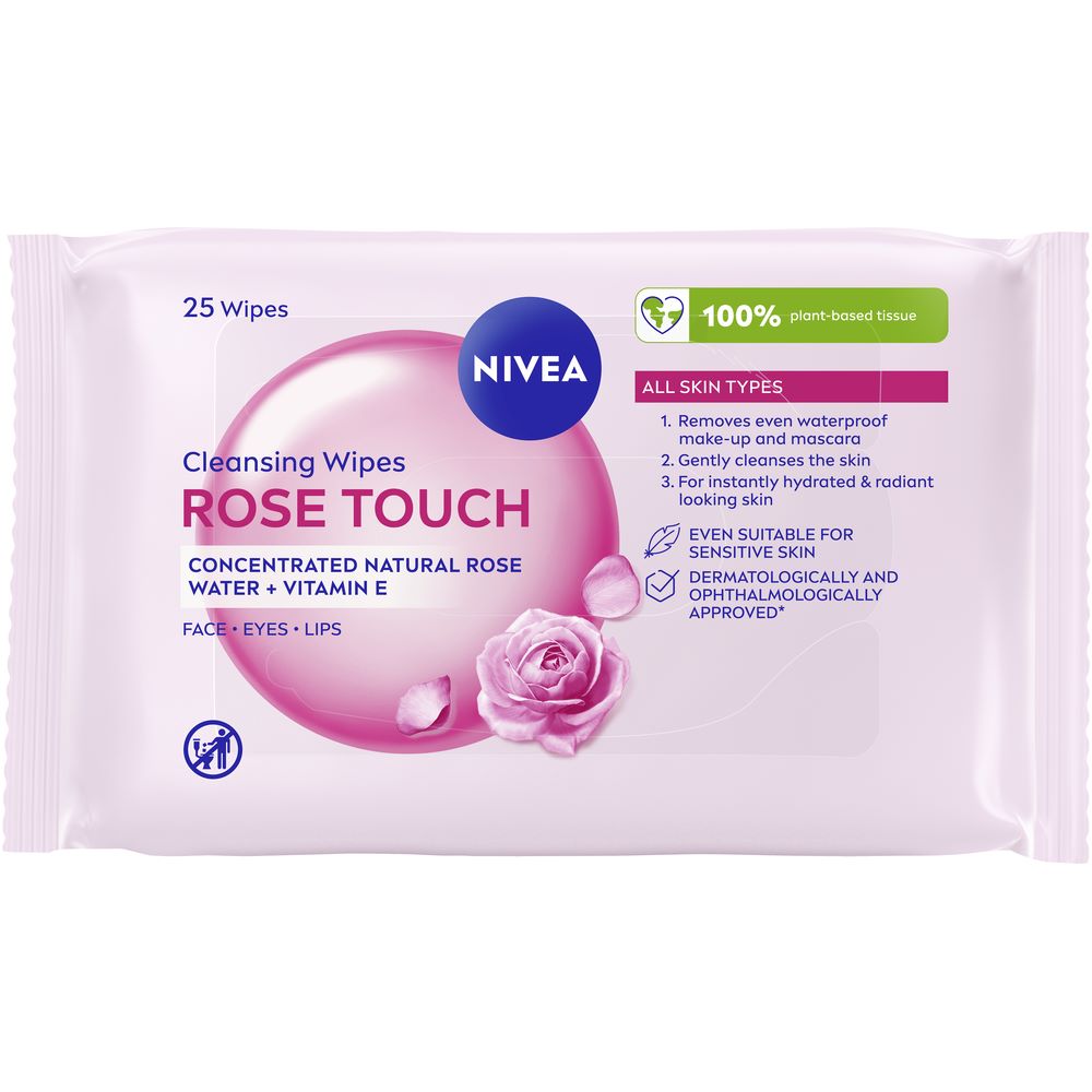 Nivea Reinigungstücher Rose Touch (25 Stk)