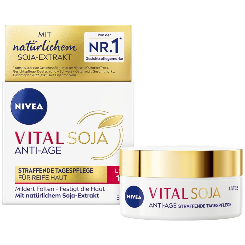 NIVEA Schützende Tagespflege Vital Soja Anti-Age LSF 15 (50ml)