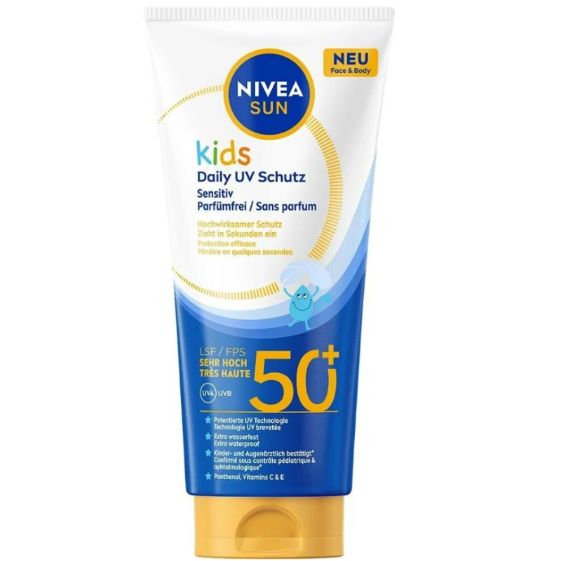 NIVEA SUN Kids Daily UV Schutz Sonnencreme LSF 50+ (100ml)