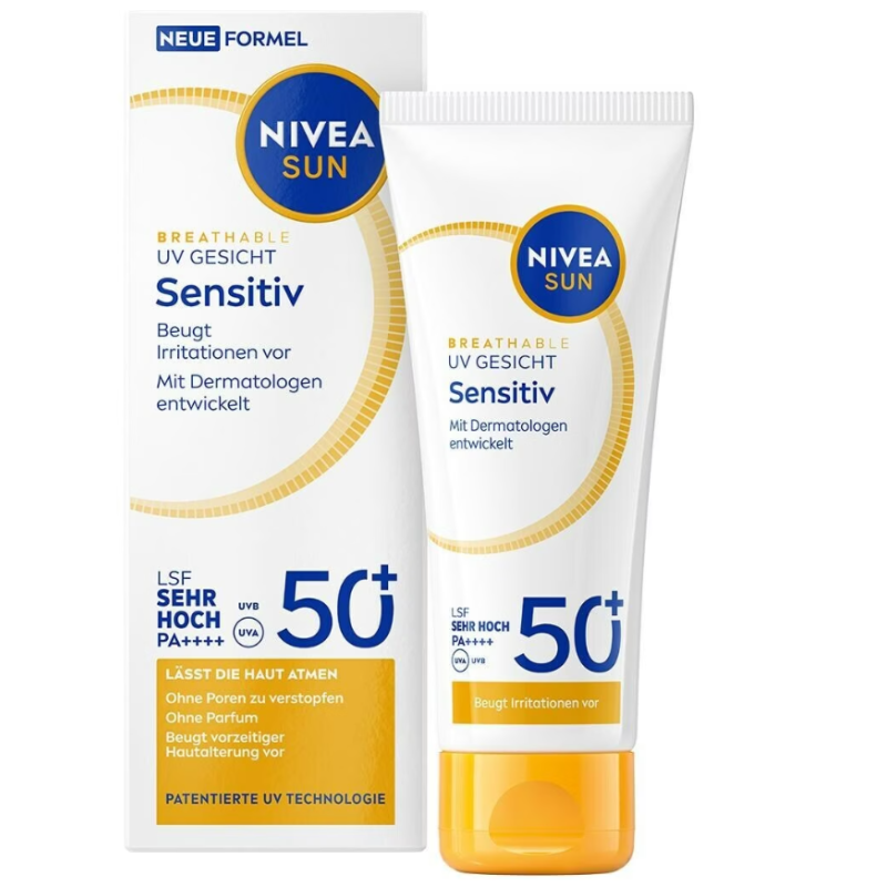 NIVEA UV Face Sensitive LSF 50+ (40ml)