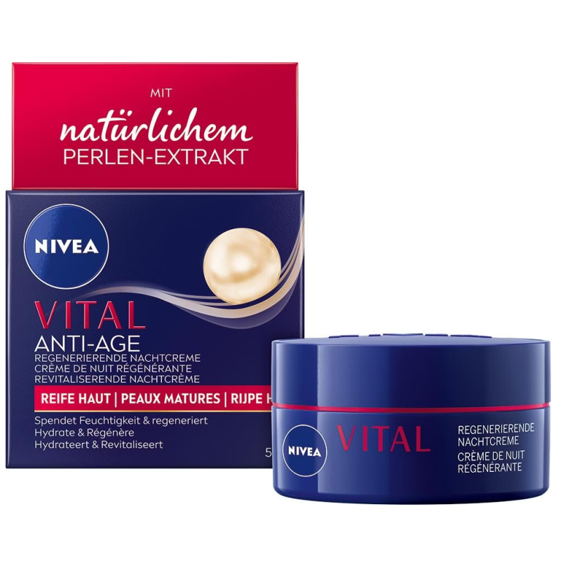 NIVEA Vital Anti-Falten Intensiv Nachtpflege (50ml)