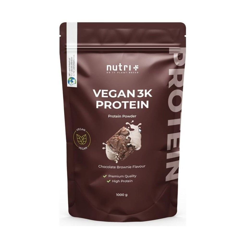 nutri+ Vegan 3K Protein Chocolate Brownie (1kg)