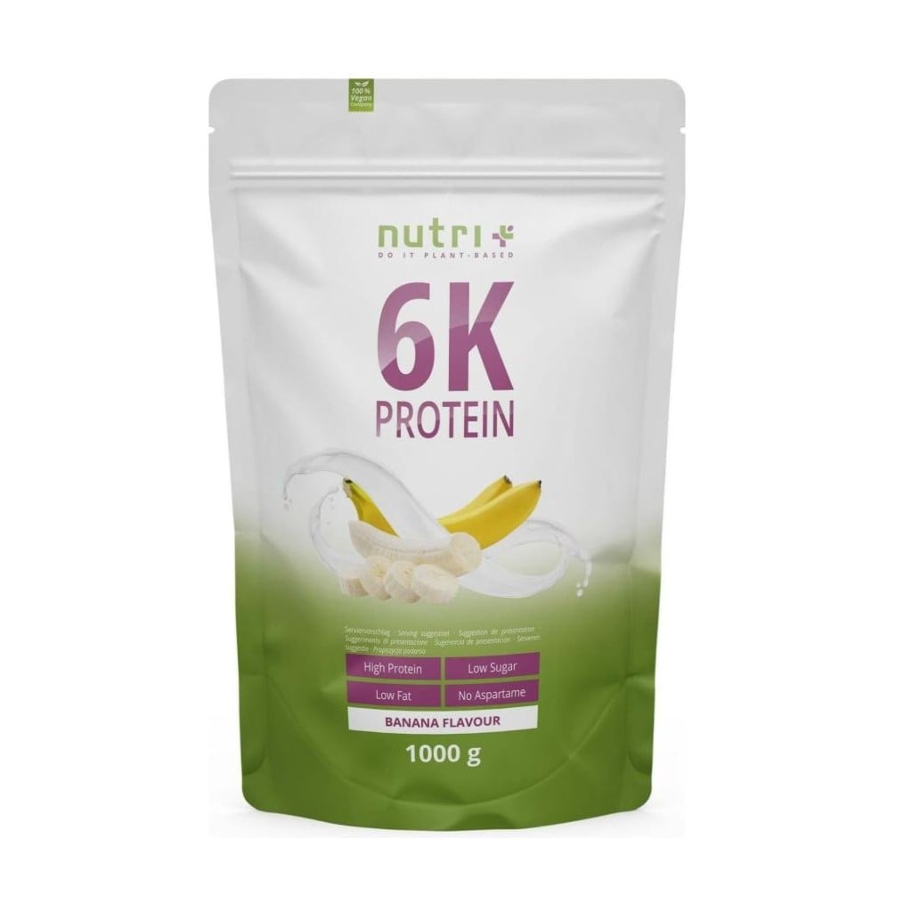 nutri+ 6K Protein Banana Milk, pflanzlich (1kg)