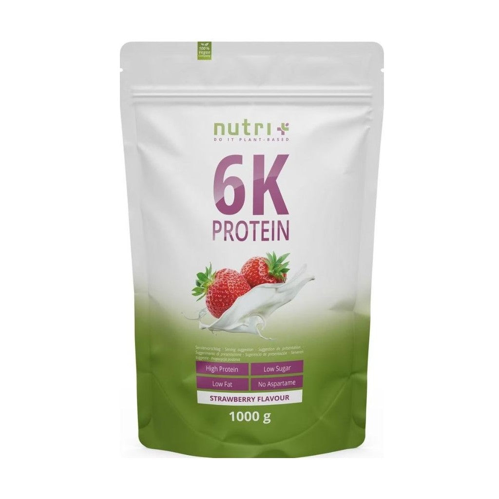 nutri+ 6K Protein Strawberry, pflanzlich (1kg)
