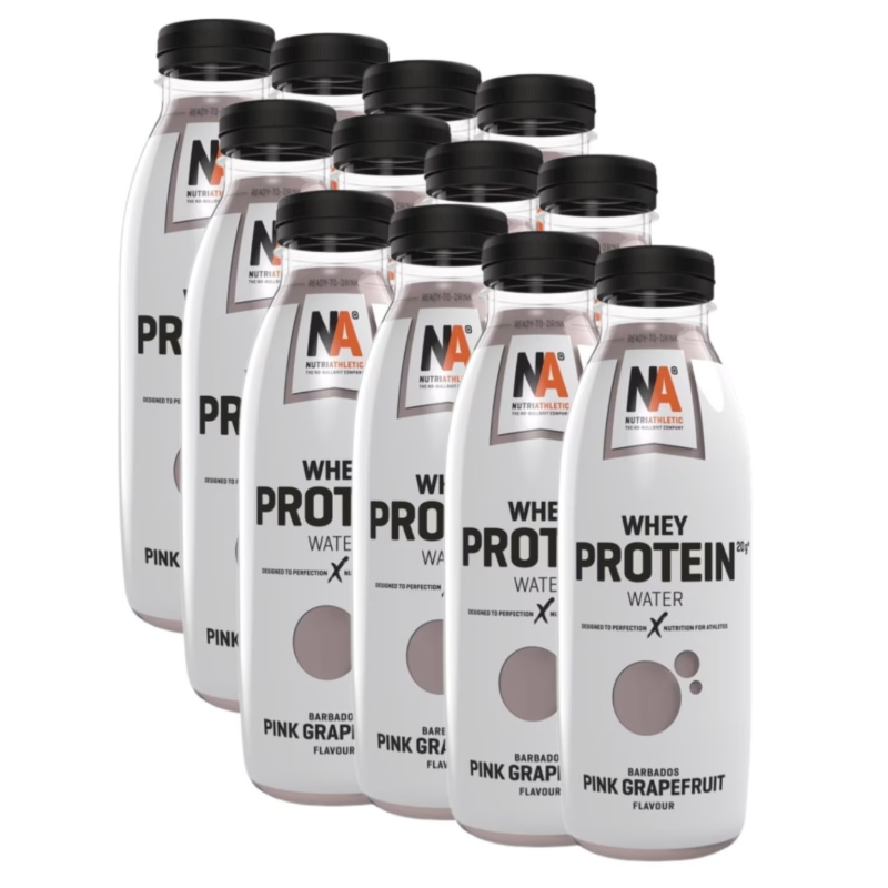 NUTRI ATHLETIC Whey Protein Water Pink Grapefruit (12x500g)