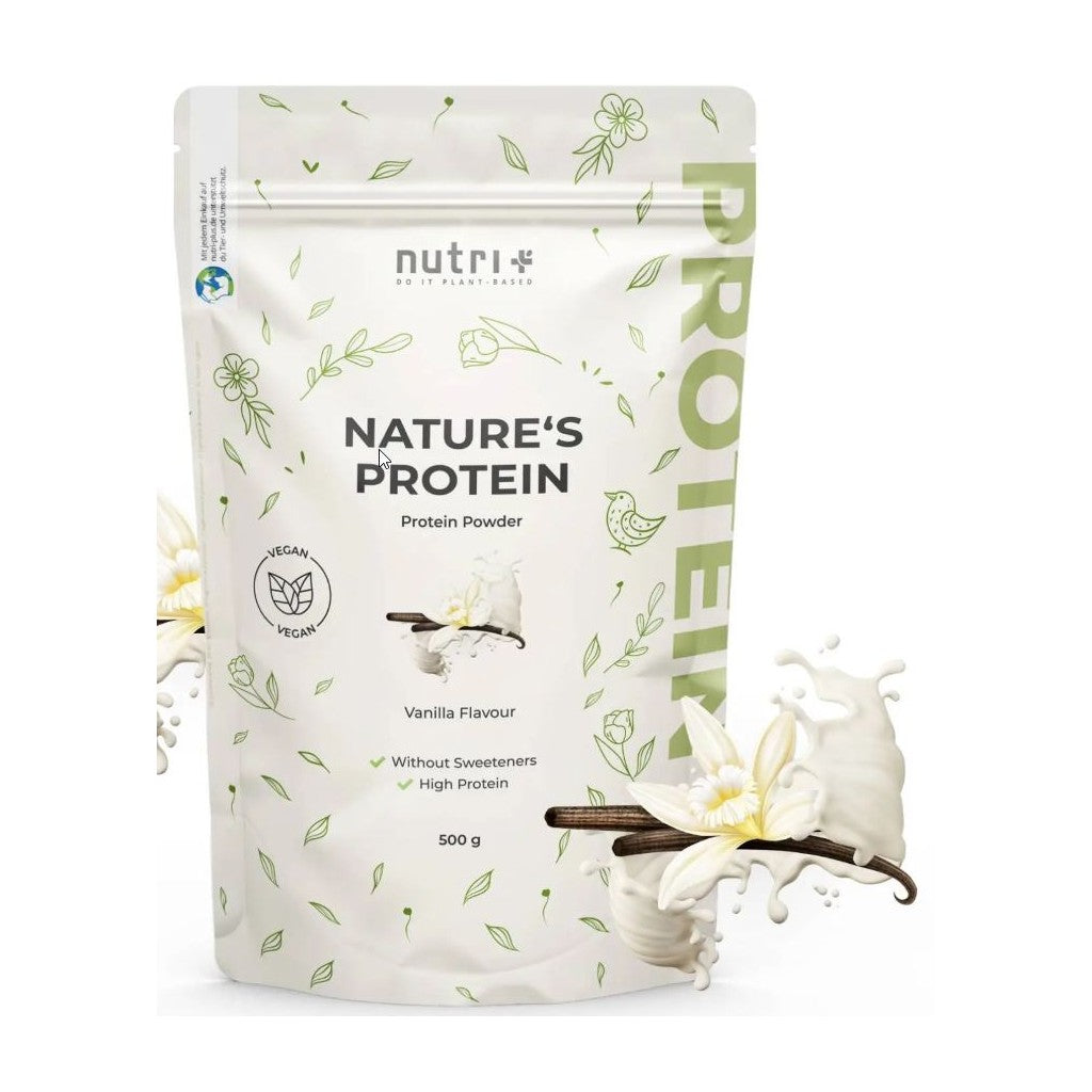 nutri+ Nature"s Protein Vanilla, pflanzlich (500g)