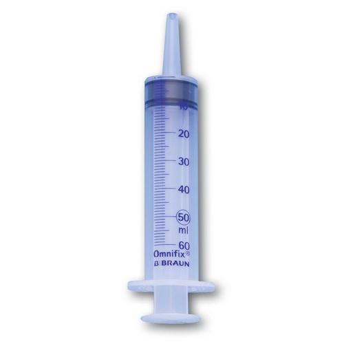 B. Braun Omnifix Wund- und Blasenspritze 50ml mit Katheteransatz (100 Stk)