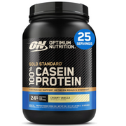 Optimum Nutrition Gold Standard 100% Casein, Creamy Vanilla (924g)