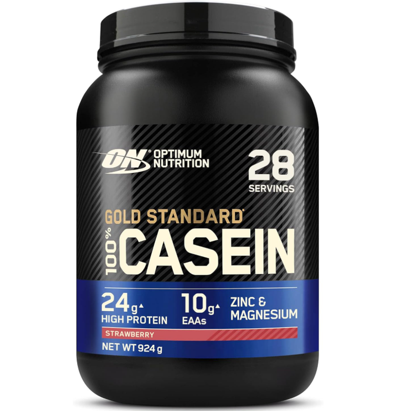 Optimum Nutrition Gold Standard 100% Casein, Delicious Strawberry (924g)
