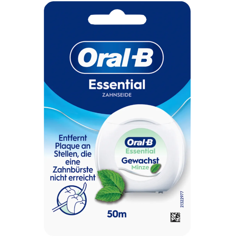 Oral-B Essential Floss 50m Zahnseide mint gewachst (1 Stk)