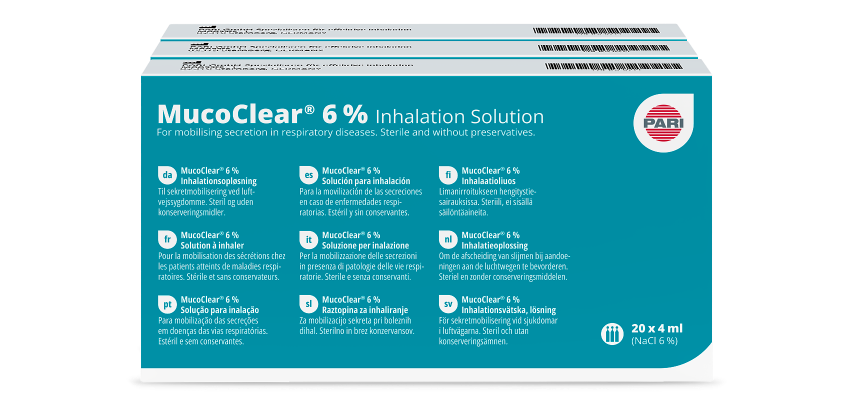 PARI MucoClear 6% Inhalationslösung hyperton (60 x 4ml)