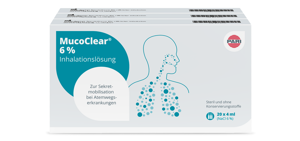 PARI MucoClear 6% Inhalationslösung hyperton (60 x 4ml)
