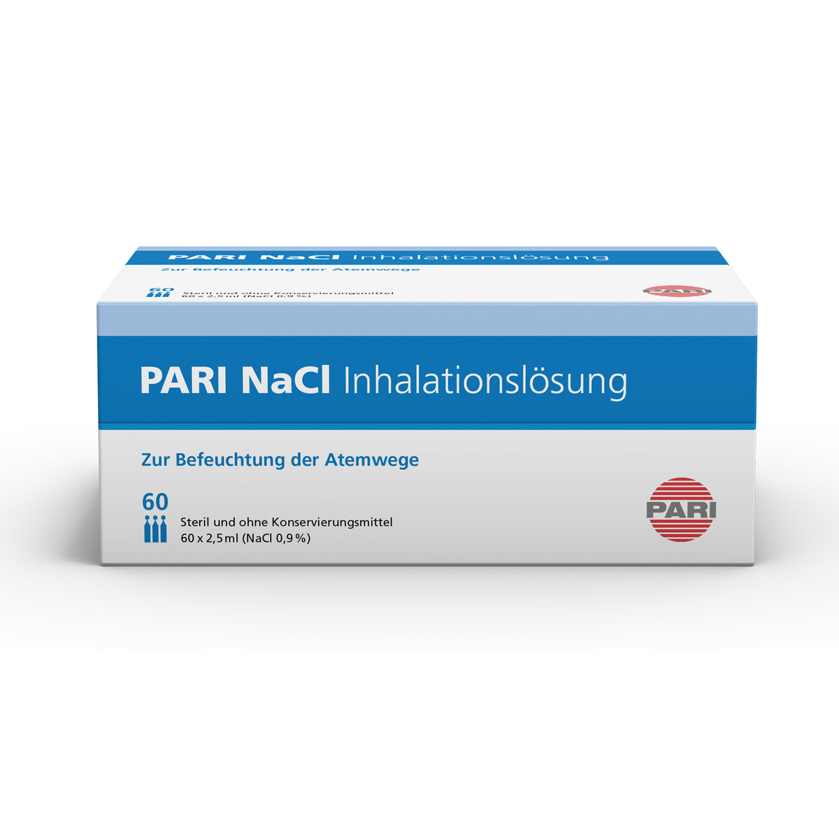 PARI NaCl Inhalationslösung 0.9% isotonisch (60 x 2.5ml)