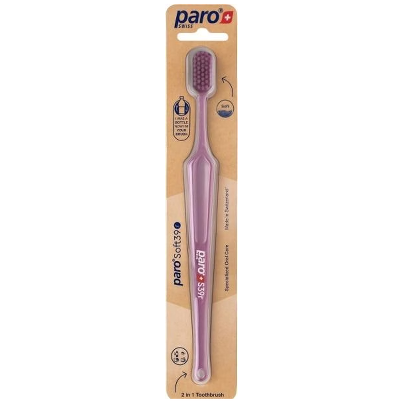paro Zahnbürste soft 39r re-pink (1 Stk)