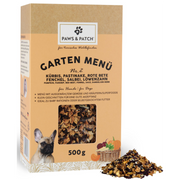 Paws & Patch Garten Menü 2 - Kürbis, Pastinake, Rote Bete, Fenchel, Salbei, Löwenzahn - Hundefutter (500g)