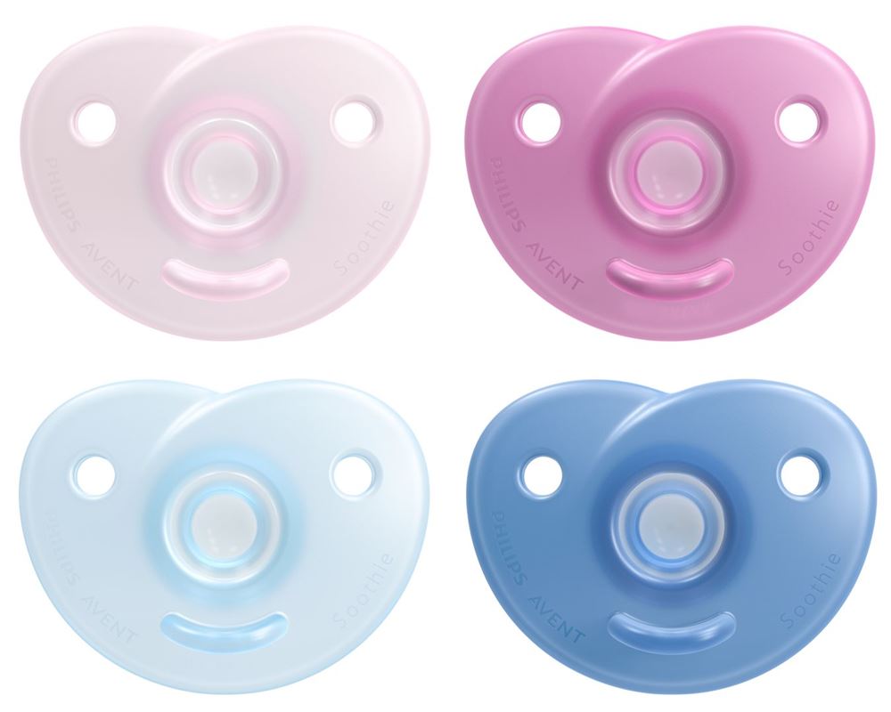 Philips Avent Soothie Heart Nuggi 0-6 Monate Farben assortiert (2 Stk)
