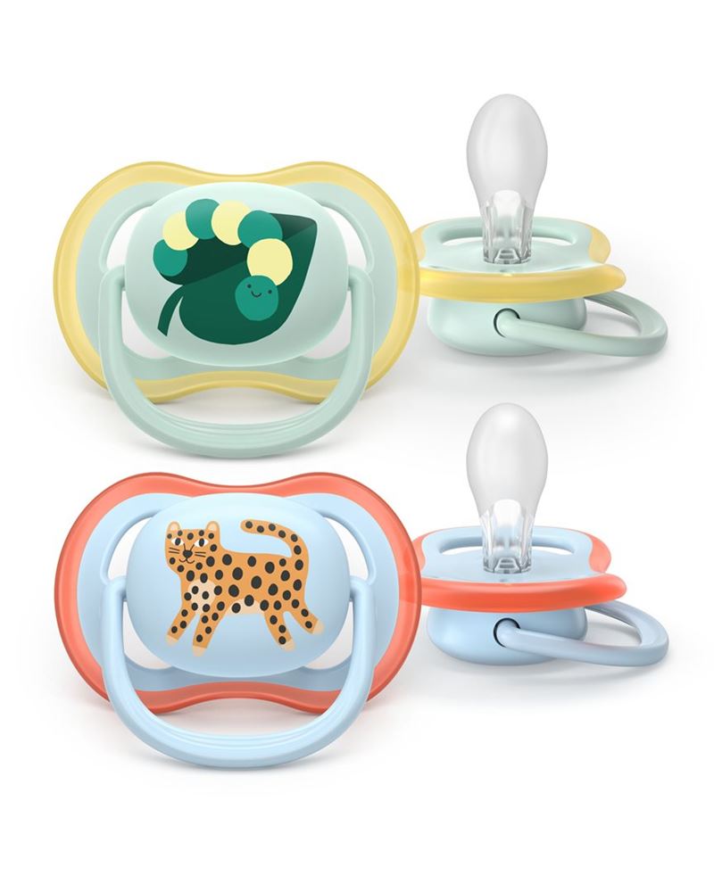 Philips Avent Ultra Air Nuggi 0-6 Monate Raupe/Tiger (2 Stk)