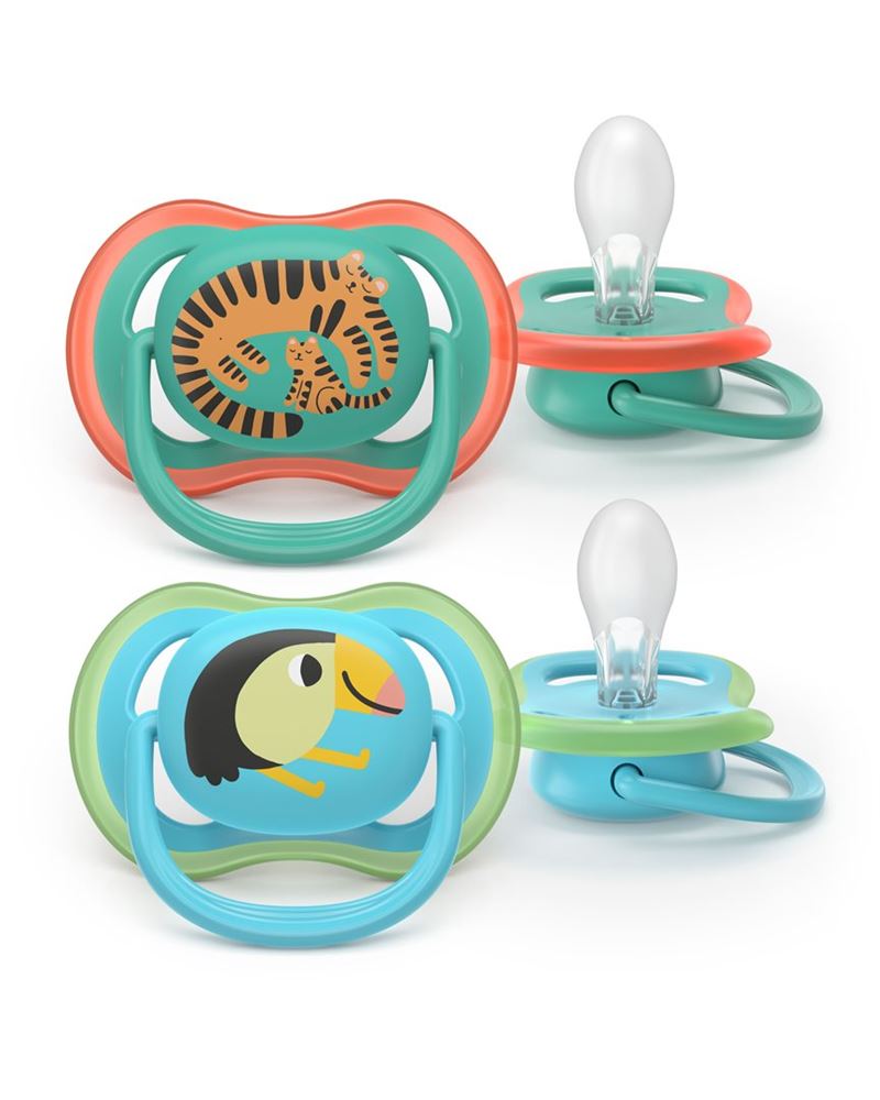 Philips Avent Ultra Air Nuggi 6-18 Monate Tiger/Tukan (2 Stk)