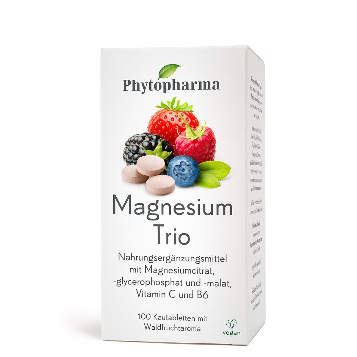 Phytopharma Magnesium Trio Chewable Tablets (100 pcs)