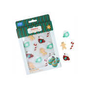 PME Cake Weihnachts Essbare Zucker Tortenaufsatz - Weihnachtsfreude (12-teilig)