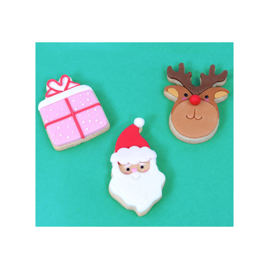 PME Cake Weihnachtsmann Plätzchenausstecher-Set (3-teilig)