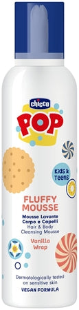 Chicco Pop Fluffy Mousse Corps et Cheveux Vanille (200ml)