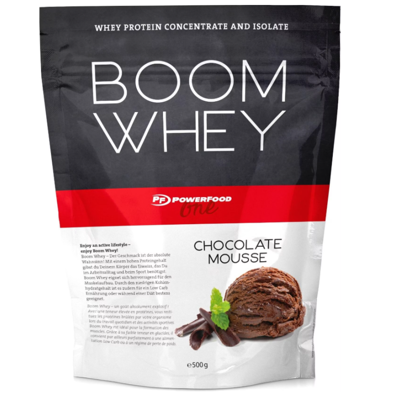 PowerFood Boom Whey Chocolate Mousse (500g)