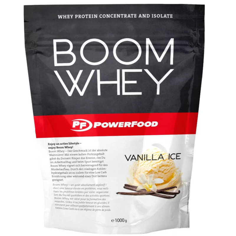 PowerFood Boom Whey Vanilla Ice (500g)