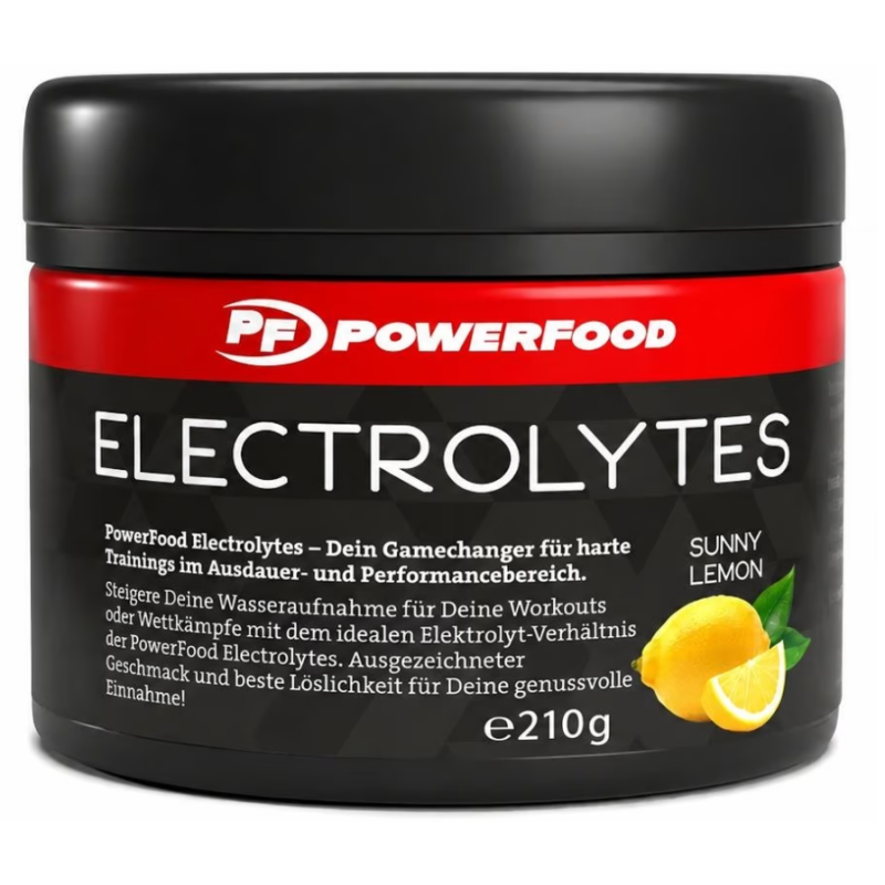 PowerFood Electrolytes Sunny Lemon (210g)