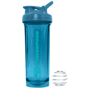 PowerFood Glow Cup Shaker, Tritan, 950ml, Atlantic Blue (1 Stk)