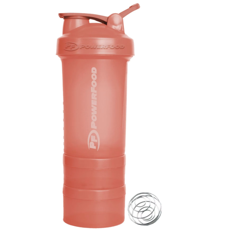 PowerFood Stacked Cup Pro, 500ml, Coral (1 Stk)