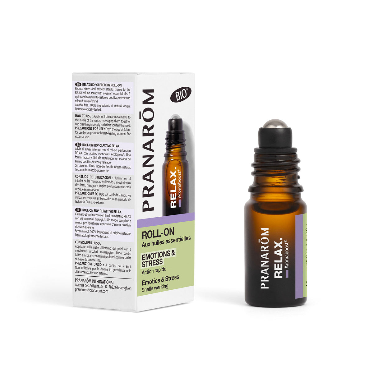 PRANARÖM Aromaboost Roll-on Relax Bio (5ml)