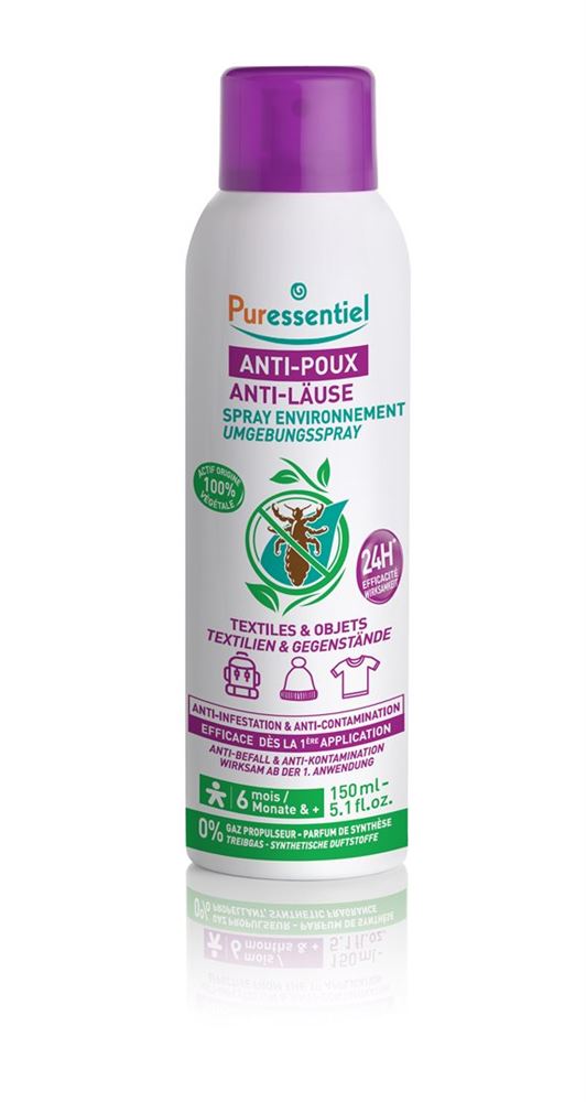 Puressentiel Anti-Läuse Umgebungsspray für Textilien (150 ml)