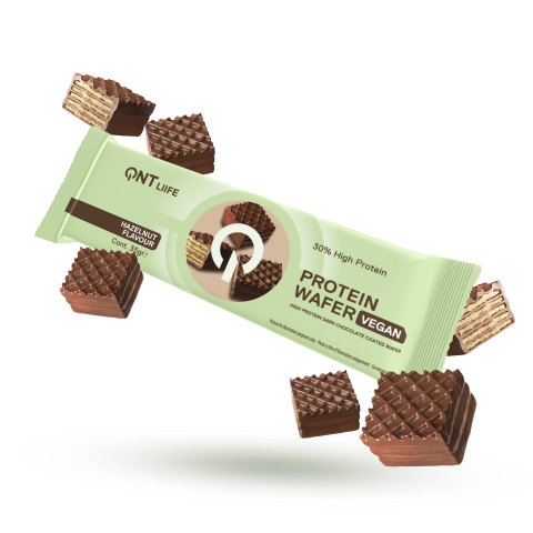 QNT Vegan Protein Wafer Hazelnut (12 x 35g)