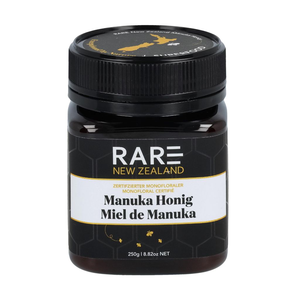 RARE Manuka Honig monofloral, MGO 83+ (250g)