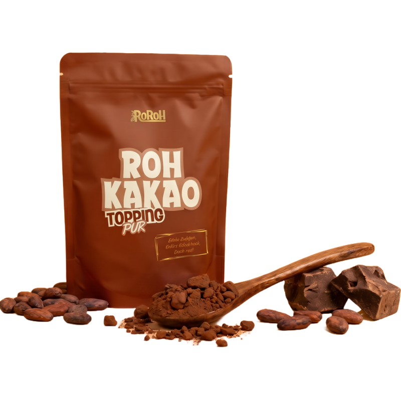 RoRoH Rohkakao Topping – Pur (250g)
