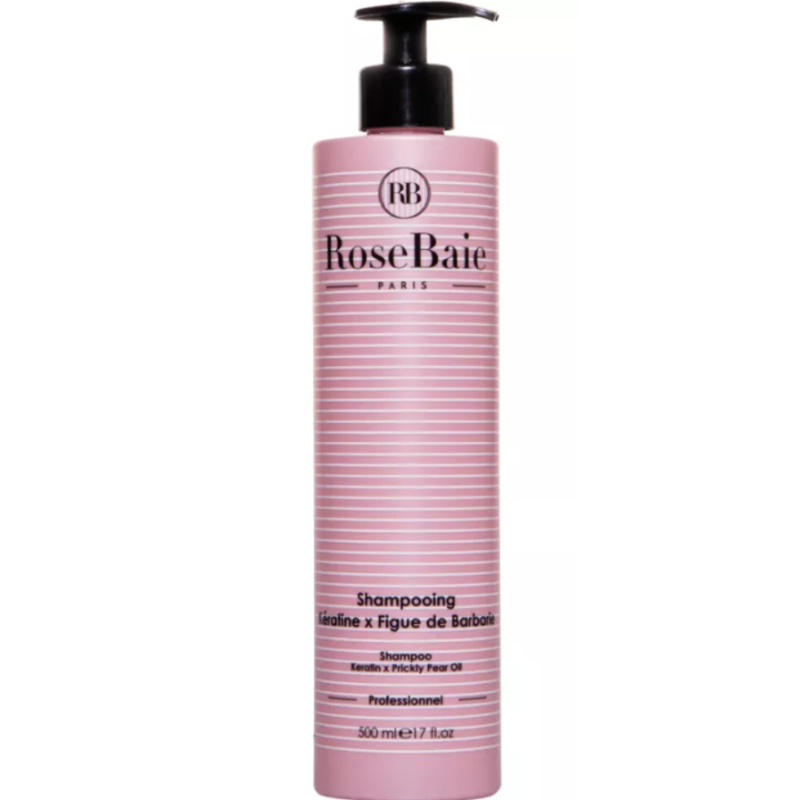 Rosebaie Keratin & Kaktusfeigenöl Shampoo (500ml)