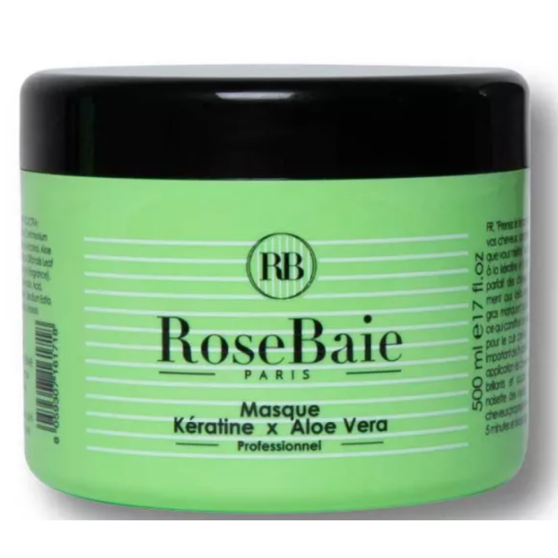 RoseBaie Keratin & Aloe Vera Haarmaske (500ml)