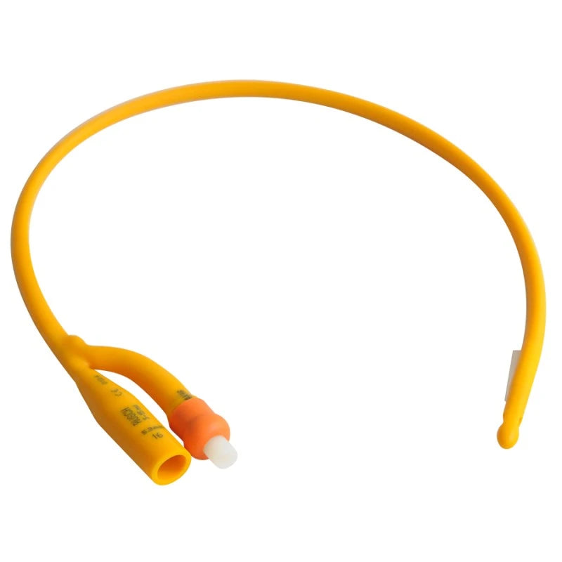 Rüsch Gold Catetere a palloncino CH14, 5-10ml, sterile, lattice, 2 vie (10 pz)