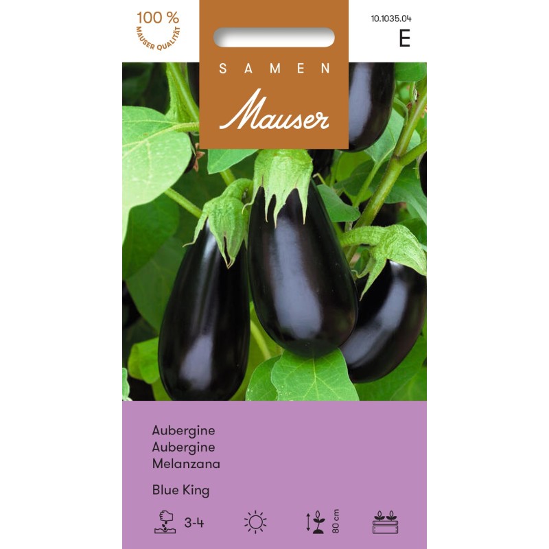 Samen Mauser Aubergine Blue King (0.5g)
