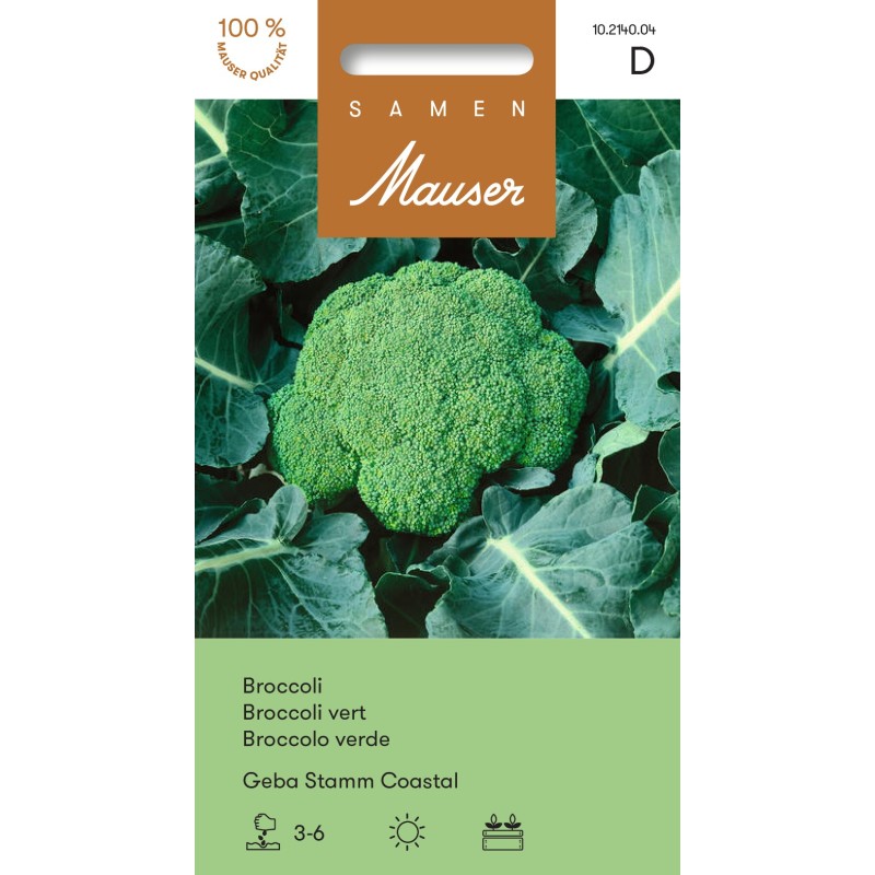 Samen Mauser Broccoli Geba Stamm Coastal (1g)
