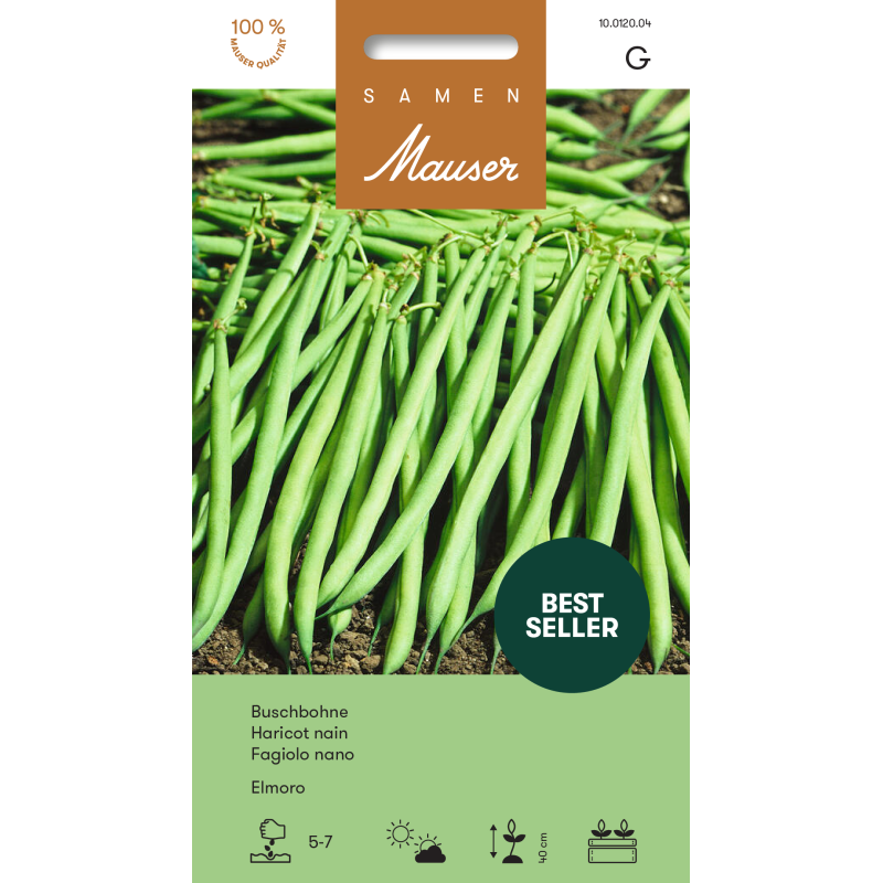 Samen Mauser Buschbohne Elmoro (70g)