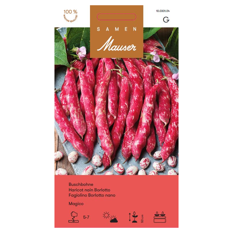 Samen Mauser Buschbohne Magico Feuerzunge (60g)