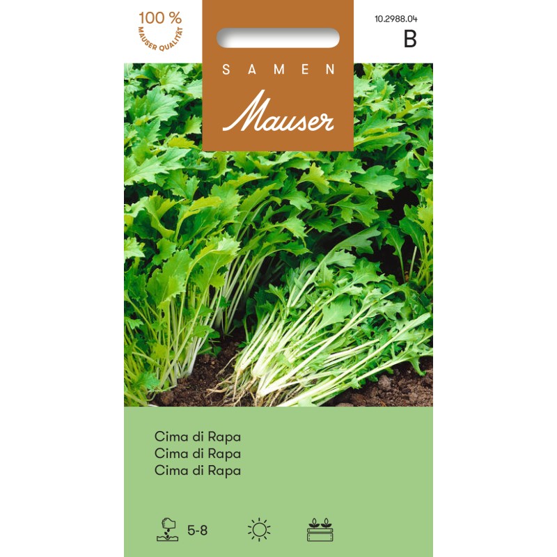 Samen Mauser Cima di rapa (5g)