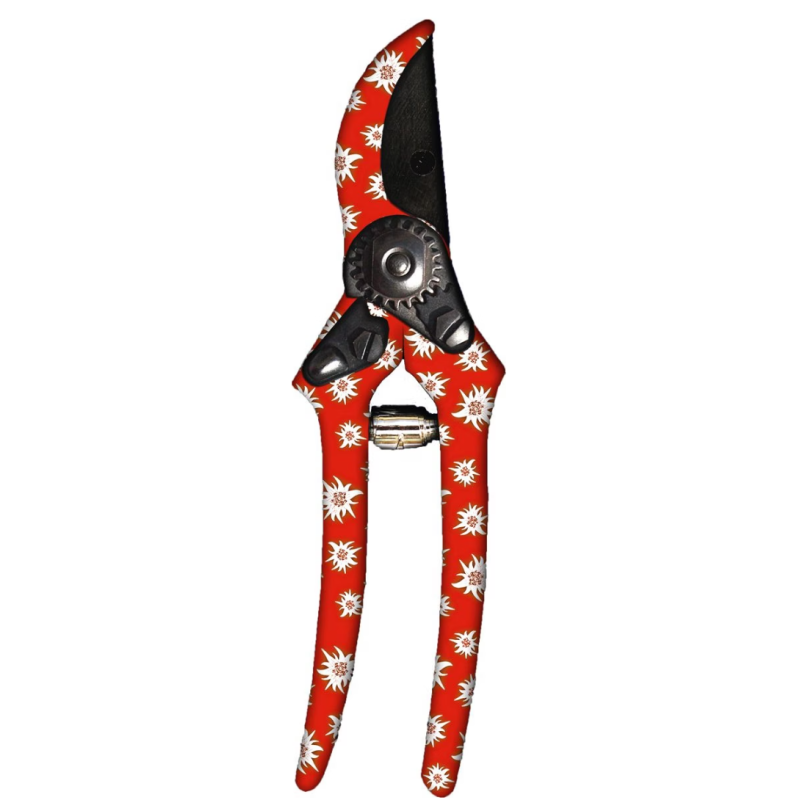 Samen Mauser Gartenschere CRAZY LINE, rot-weiss Edelweiss, 19cm (1 Stk)