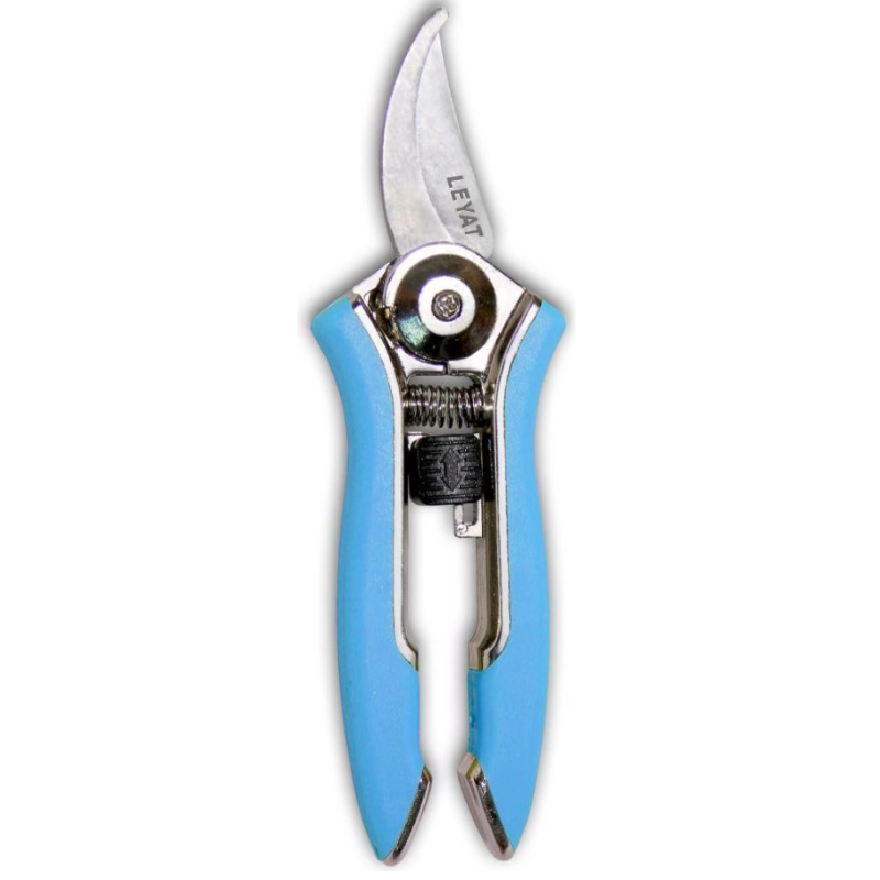 Samen Mauser Gartenschere LEYAT, Happy Line, gebogene Klinge, 15cm, blau (1 Stk)