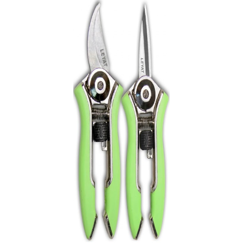 Samen Mauser Gartenscheren-Set LEYAT, Happy Line, grün (2-teilig)