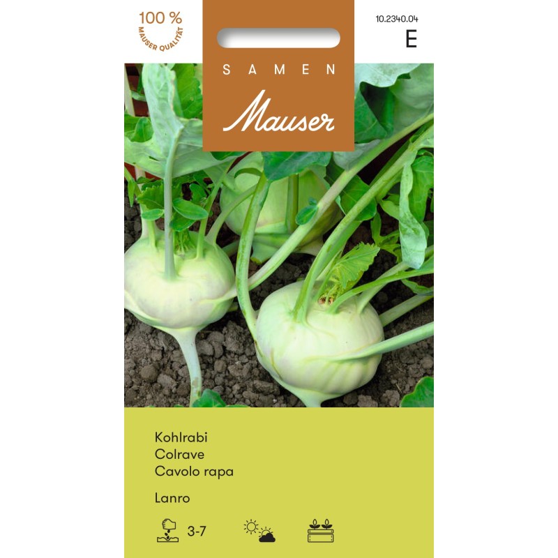 Samen Mauser Kohlrabi Lanro (1g)
