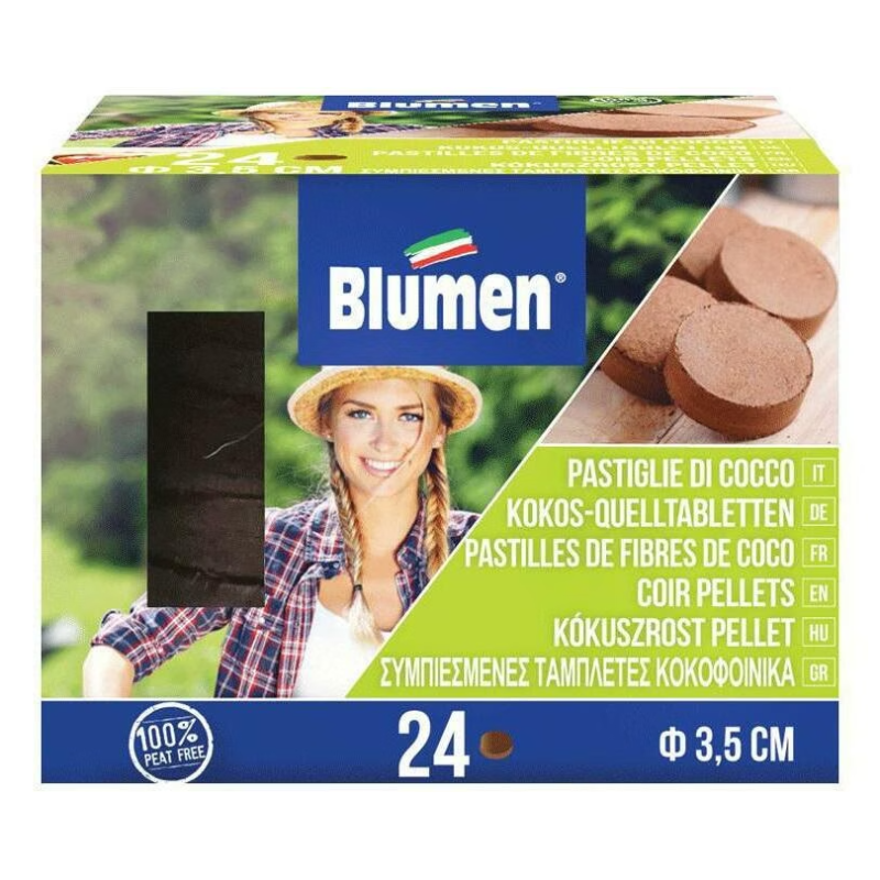 Samen Mauser Kokosquelltabletten ohne Netz (24 Stk)