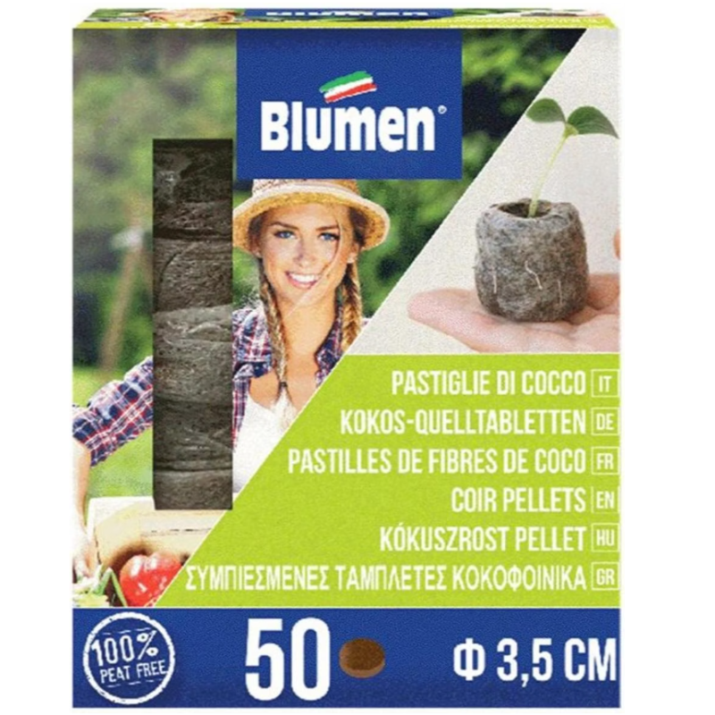 Samen Mauser Kokosquelltabletten mit Netz (50 Stk)